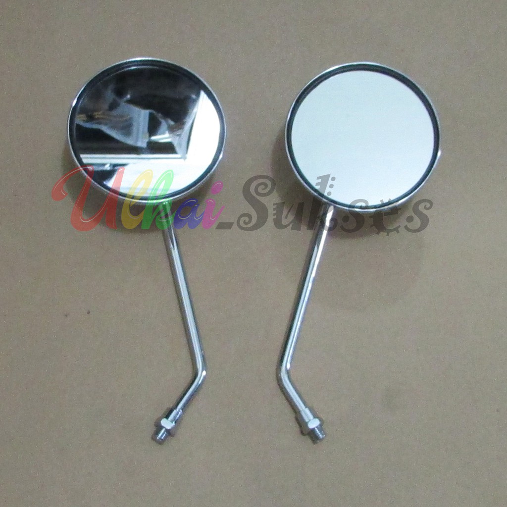 Variasi Aksesoris Motor Spion Model Vespa Tangkai Panjang Chrome - Honda Murah Laris