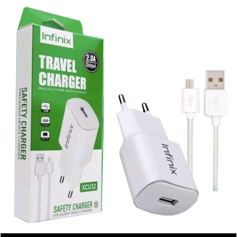 0Charger Infinix Original  99% Micro Usb HOT 9 PLay / Hot 10 Play X552 / Smart 4 / Samart 5 / Hot 8 ( GARANSI Balik Uang )