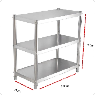  Rak  Dapur  Portable Stainless 3 Susun M825 Shopee Indonesia