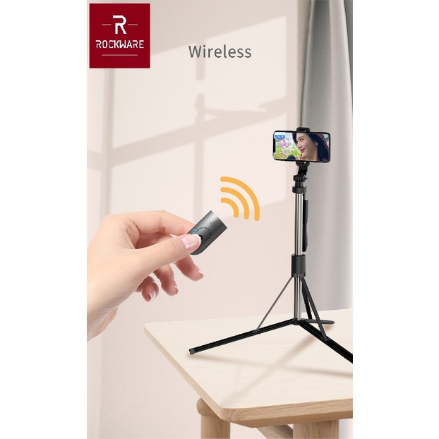 ROCKWARE RW-L05 - Tripod Tongsis Selfie Stick Hand-held Stabilizer