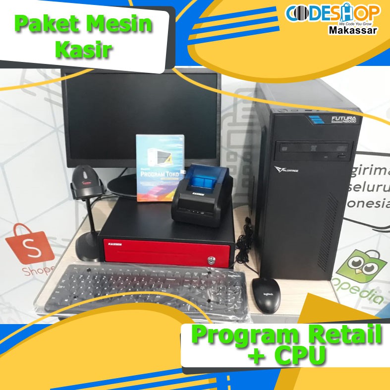 PAKET MESIN KASIR INCLOUD DENGAN APLIKASI KASIR