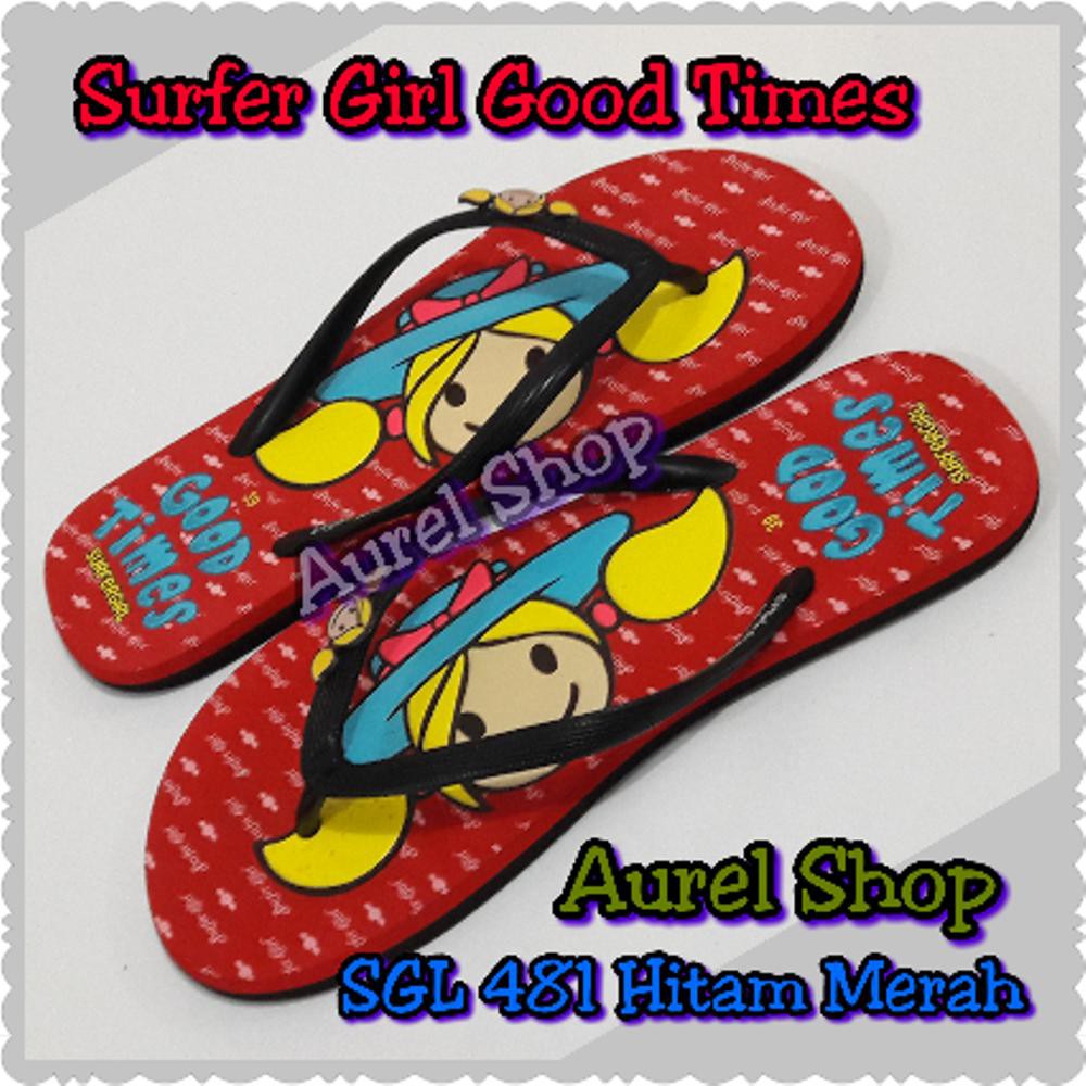 Unik Sandal Ando Surfer Girl Good Times  SGL 481  Diskon