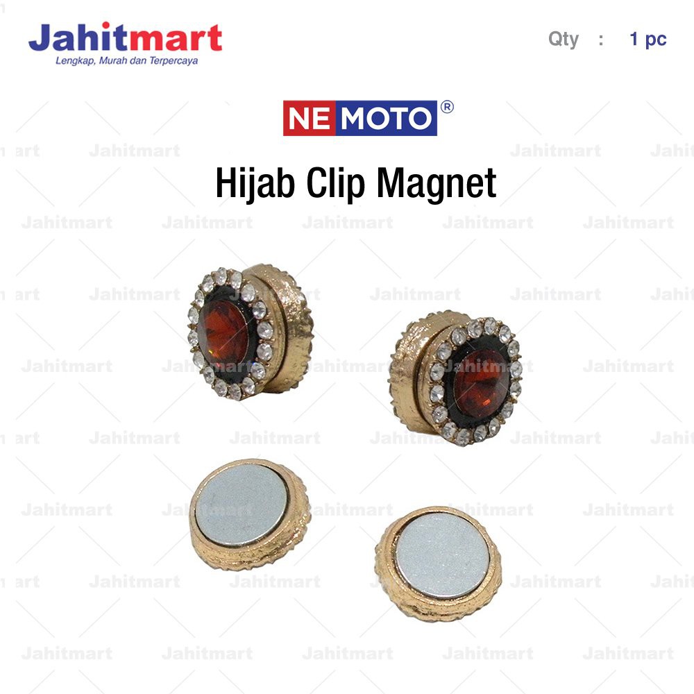 DIJUAL Hijab Clip-Magnet Klip-Penjepit Kerudung no 3 [SALE]off40%