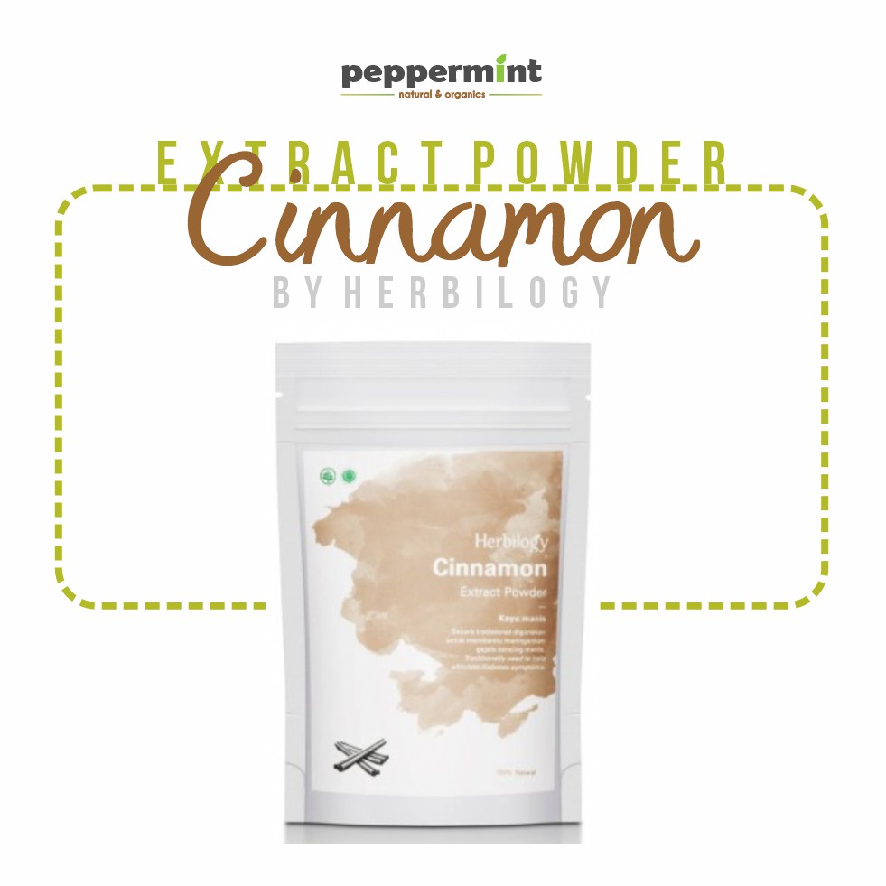 

Herbilogy Cinnamon Extract Powder / Bubuk Kayu Manis (100 gram)
