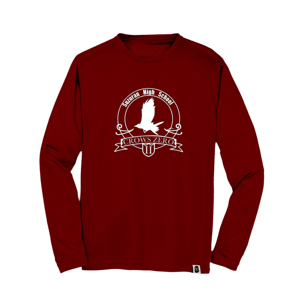 Kaos Film SUZURAN CROWS ZERO Lengan Panjang - Kaos Distro Pria Wanita - Kaos Katun Murah Custom