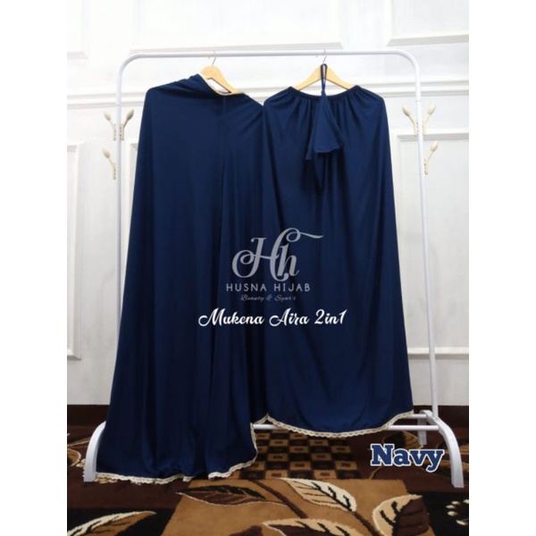 [HUSNA HIJAB] Mukena AIRA 2in1 / Mukena Rayon Dior / Mukena Jumbo