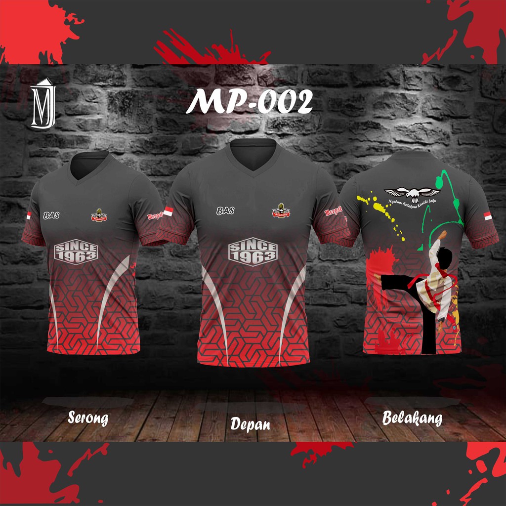 Jersey silat Merpati Putih lengan Pendek