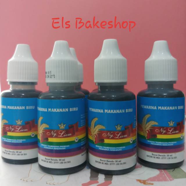 

Pewarna Makanan Biru Ny Liem 30ml