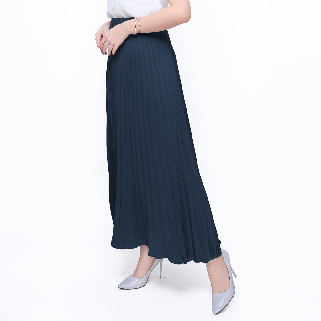 Rok Maxi A Line Frisket Plead Wanita Dewasa Model Terbaru - XSHOP Misako