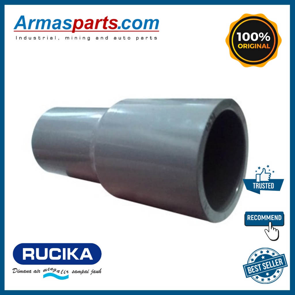 Reducer 3" x 2 1/2" IN / Sambungan Pipa PVC Rucika AW IN / PVC Rucika