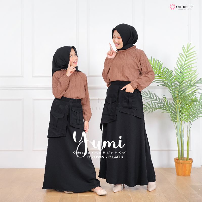 SETELAN ROK YUMI ORIBELLE © MOM &amp; KIDS