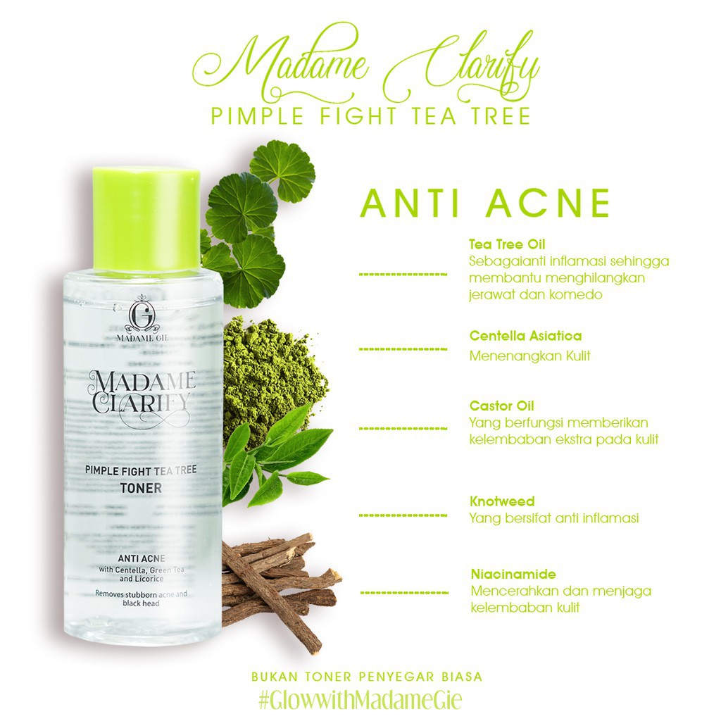 (BPOM) Madame Gie Madame Clarify Face Toner | TONER WAJAH MADAME GIE GISEL