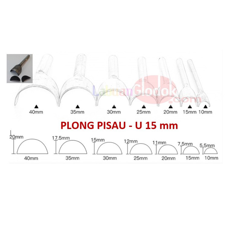 

Plong pisau 15mm/Plong Motif U/pembolong/Plong 15mm