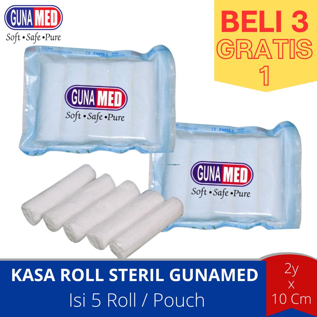 KASA ROLL STERIL 2YARD X 10CM (ISI 5) / KASA PERBAN/ KASA STERIL / 2YARD=180CM
