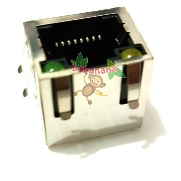 Konektor RJ45 Female 8P8C PCB 8 Pin LAN with LED socket connector