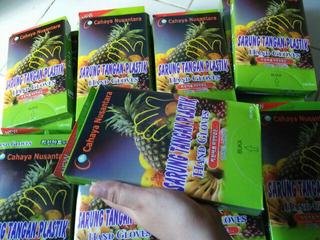 Hand Glove / Sarung Tangan Plastik Cap Strawberry Handglove