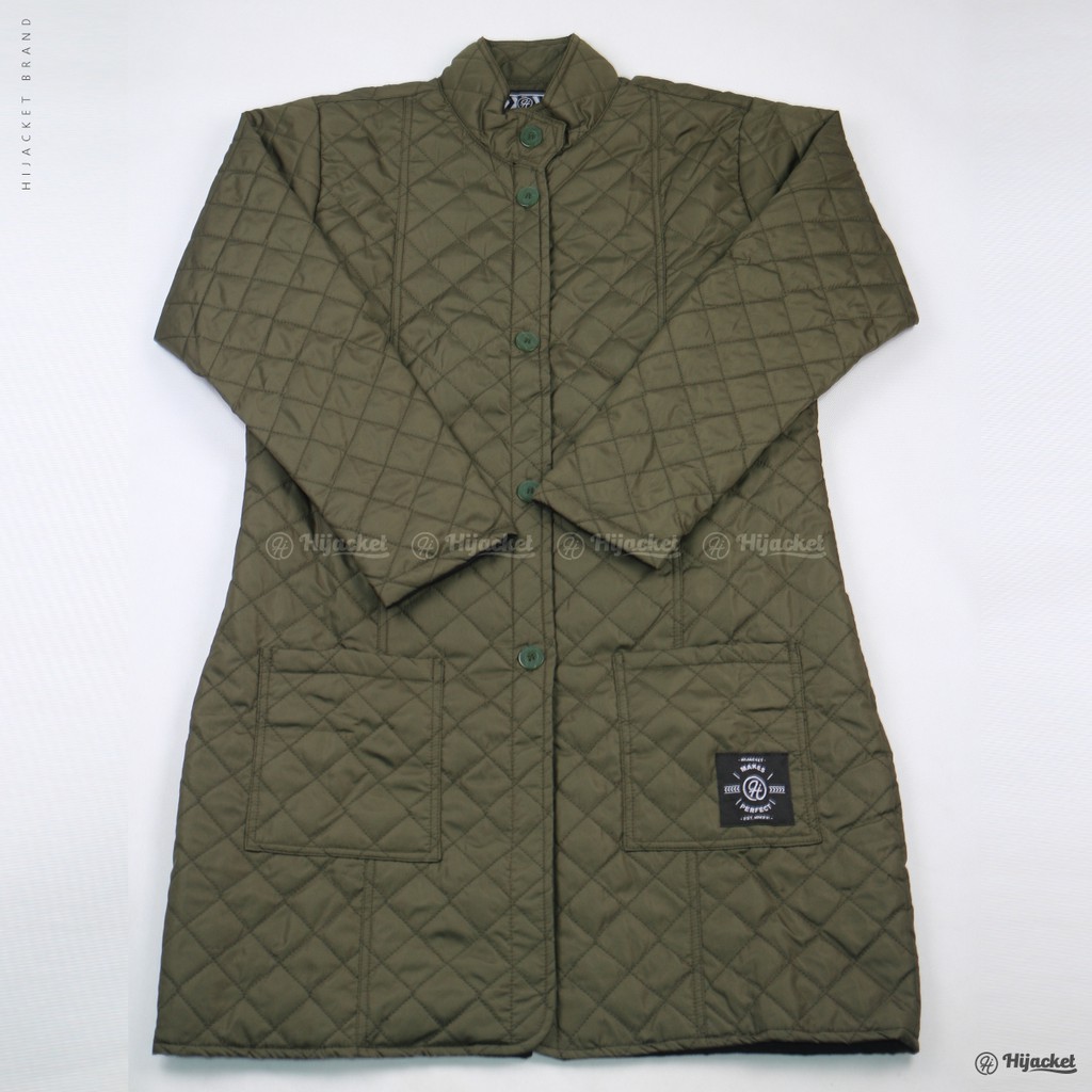 Hijacket® Belva | Original | Jaket Parasut Wanita Quilted Style-SEAWEED