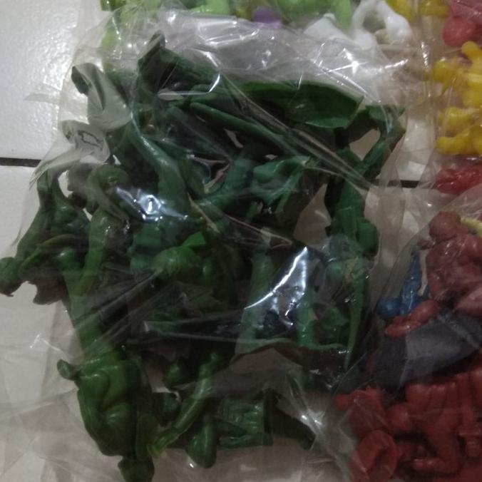 paket Murah mainan jadul tahun 90an figur plastik campur