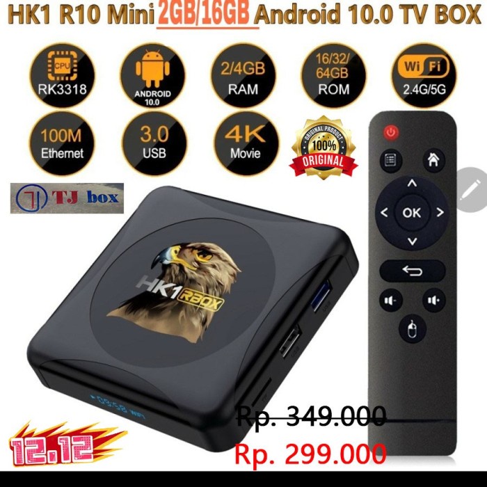 HK1 R1 RBOX Mini Android TV Box 2GB/16GB 5G WiFi Bluetooth 4.0 USB 3.0 BEST SELLER