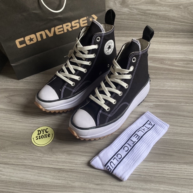 SEPATU CONVERSE HI SERIES HIGH QUALITY PREMIUM | SEPATU SEKOLAH PRIA WANITA BLACK WHITE