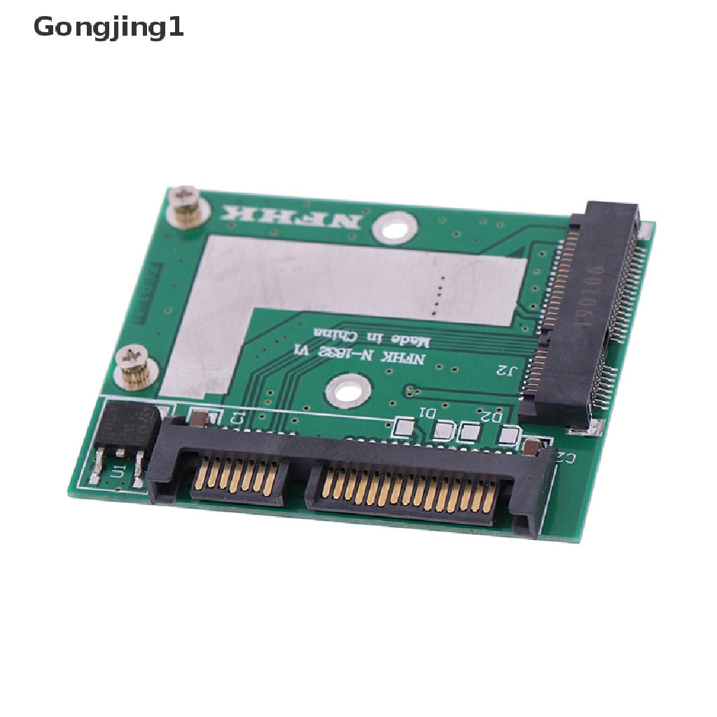 Gongjing1 Papan Modul Adapter Konverter Msata Ssd Ke Sata 6.0gps 2.5 &quot;