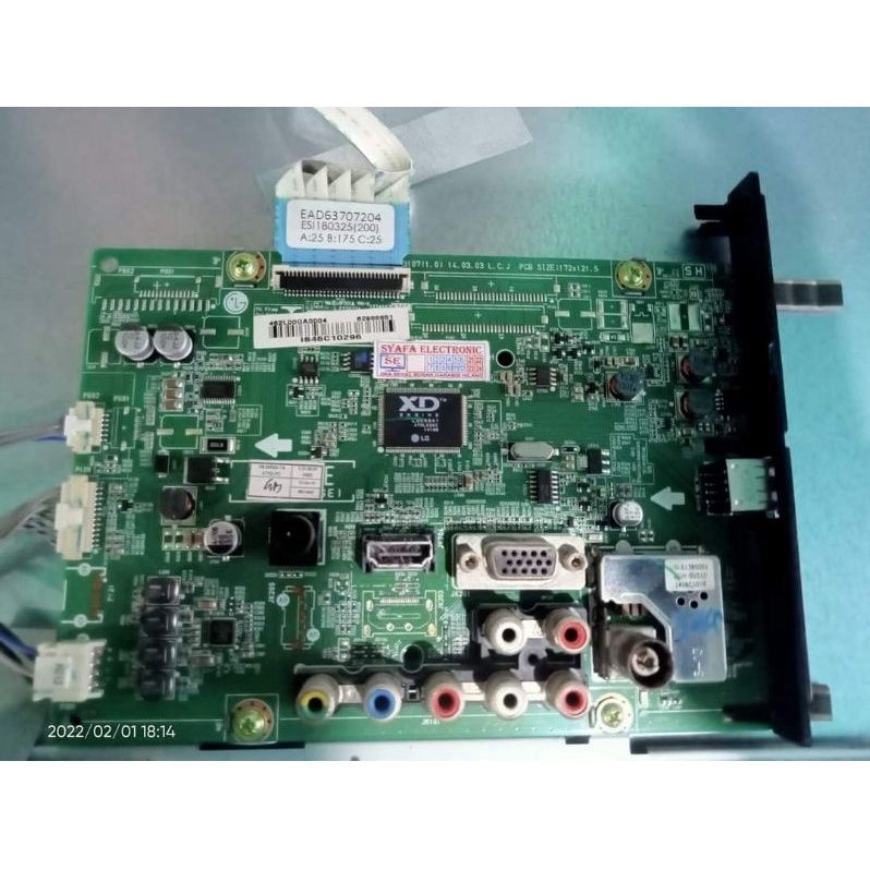 MB - MOTHERBOARD - MAINBOARD TV LED LG 24LB450 - 24LB450A - 24LB452 - 24LB452A