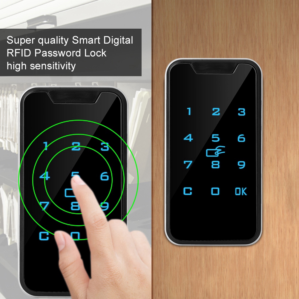 Smart Digital Rfid Password Lock Touch Keypad Electronic Wardrobe