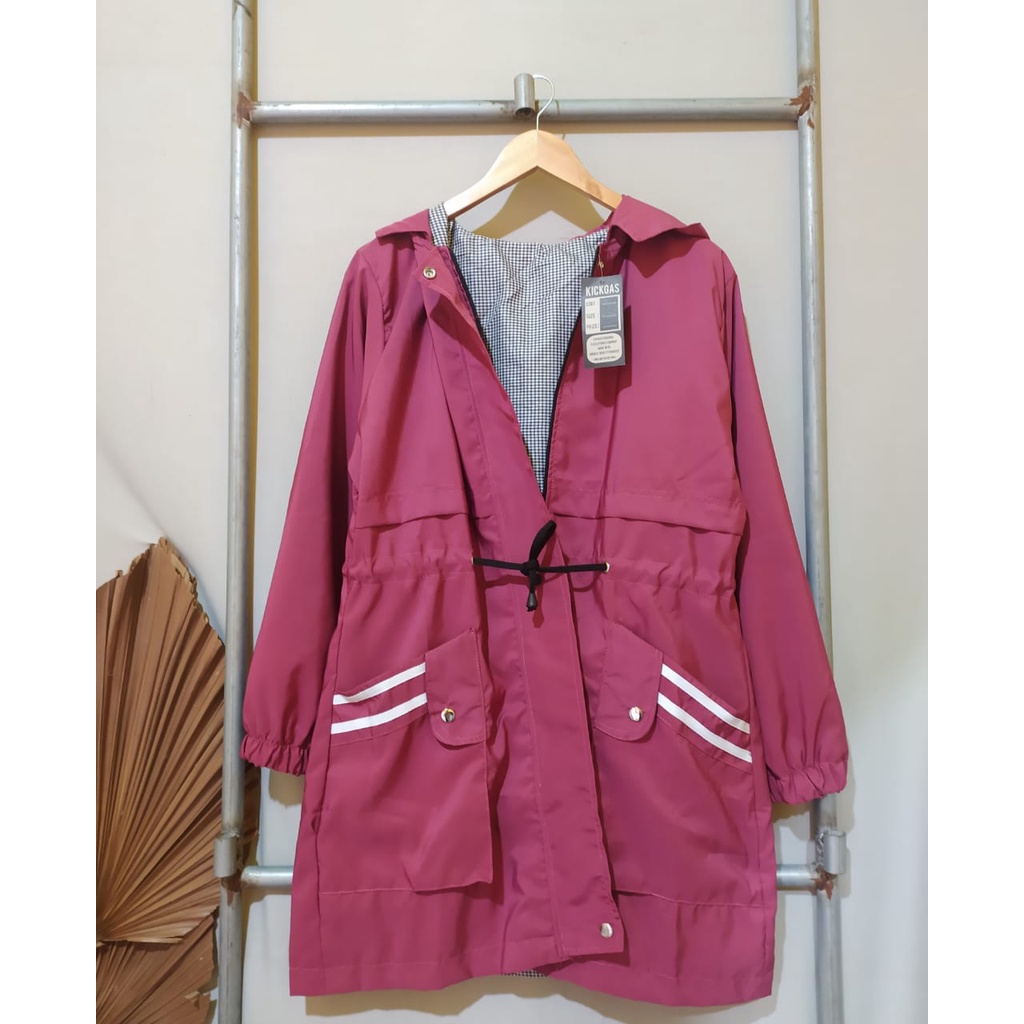 Long Hoodie Parka Woman Terbaru , Jaket Wanita Parka Terbaru , Parka Woman Long Hoodie , Jaket Gunun