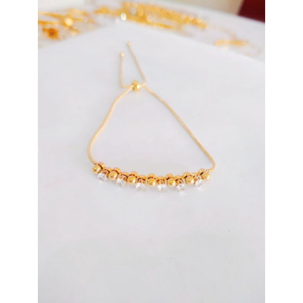 gelang serut lada berlian titanium