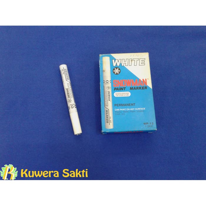 

Promo Spidol Snowman permanent White Diskon