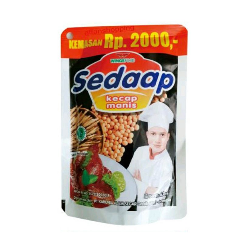 KECAP SEDAAP 63ml - Kecap Sedap 2000