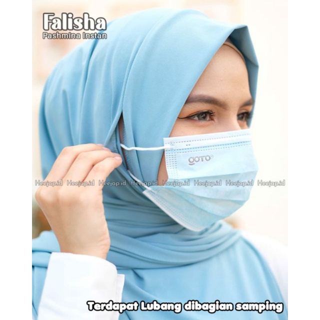 HIJAB EARLOOP FALISHA ORIGINAL HEEJAP || READY STOK