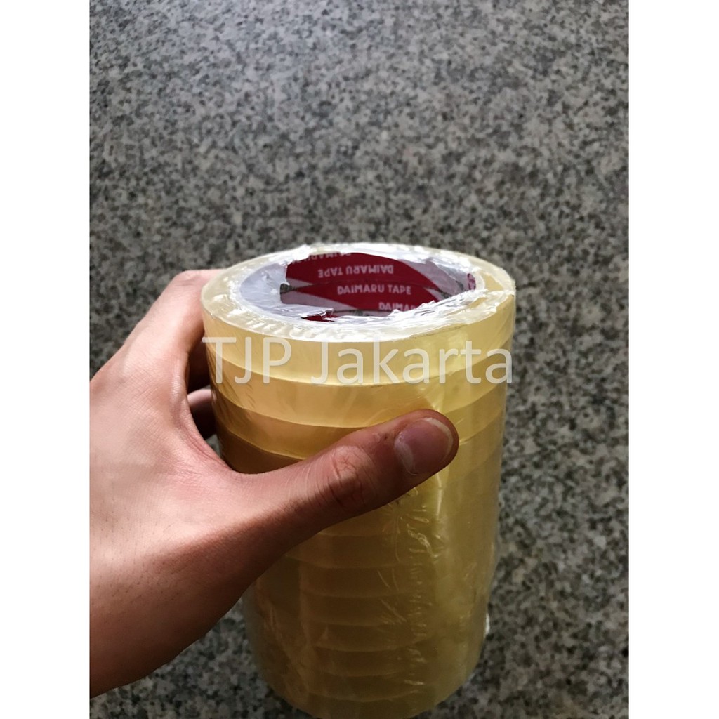 

Isolasi / selotip DAIMARU 0.5 inch / 12mm x 72 yard