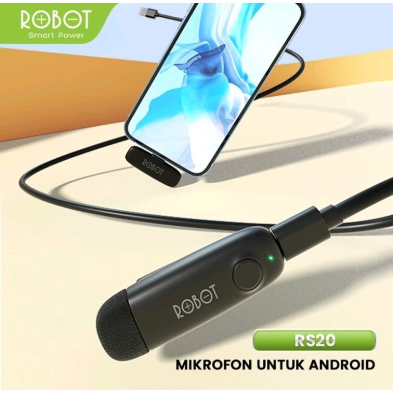 ROBOT Microphone Wireless RS20 Mikrofon Connector Wireless - Garansi