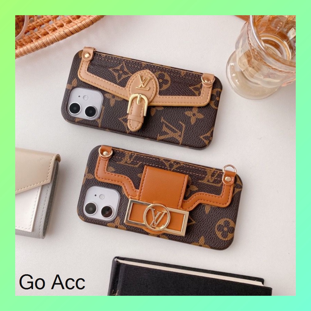 NEW Case Casing Tempat kartu dompet kecil mini case Iphone 6+ 6s+ 6sPlus 7+ 8+ 7plus plus 8plus X Xs Xr 11 Pro Max 12 Pro Max 13 charm pocket FH33