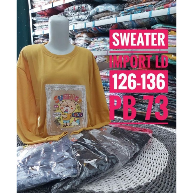 BAJU ATASAN SEATER WANITA IMPORT PREMIUM BIG SIZE KEKINIAN