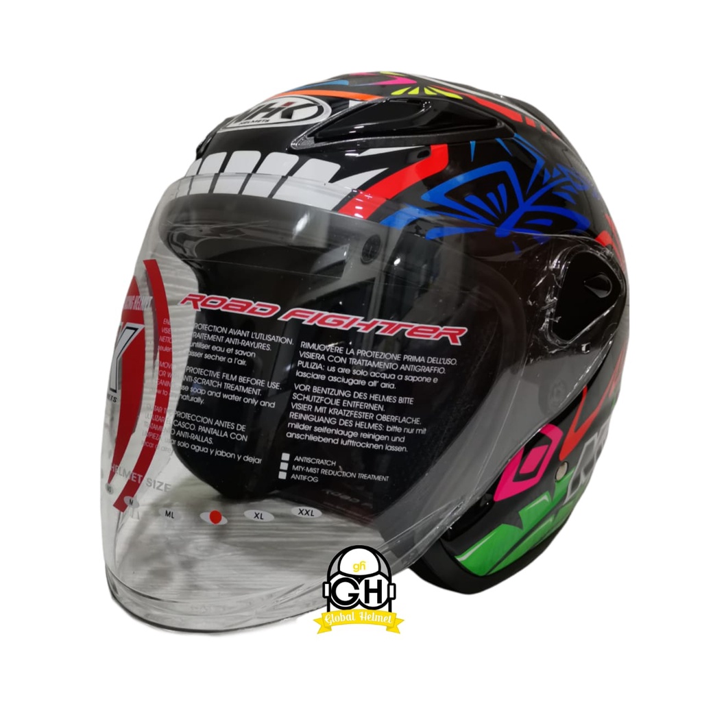 HELM NHK R6 REMY #2 BLACK GP EDITION SINGLE VISOR ORIGINAL NHK