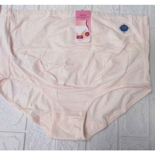 Celana Dalam cd HAMIL Sorex 1132, 1135 &amp; 1138 Maternity Panties maxi karet pinggang kantung perut polos