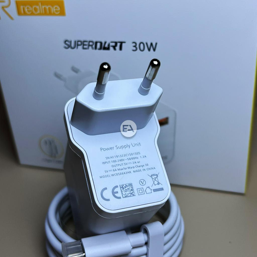 Charger Realme 30W SUPERDART TYPE C ORIGINAL 100%