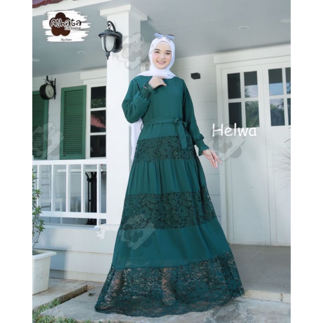 GAMIS CERUTY BABYDOLL PREMIUM SYARI / GAMIS CERUTY ATHATA TERBARU 2021