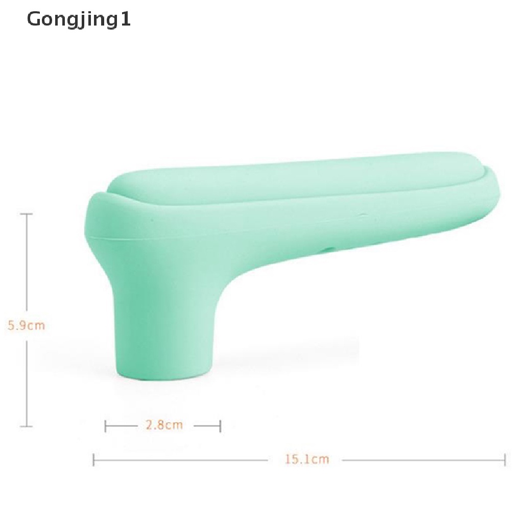 Gongjing1 Cover Pelindung Kenop Pintu Bahan Silikon Untuk Keamanan Anak