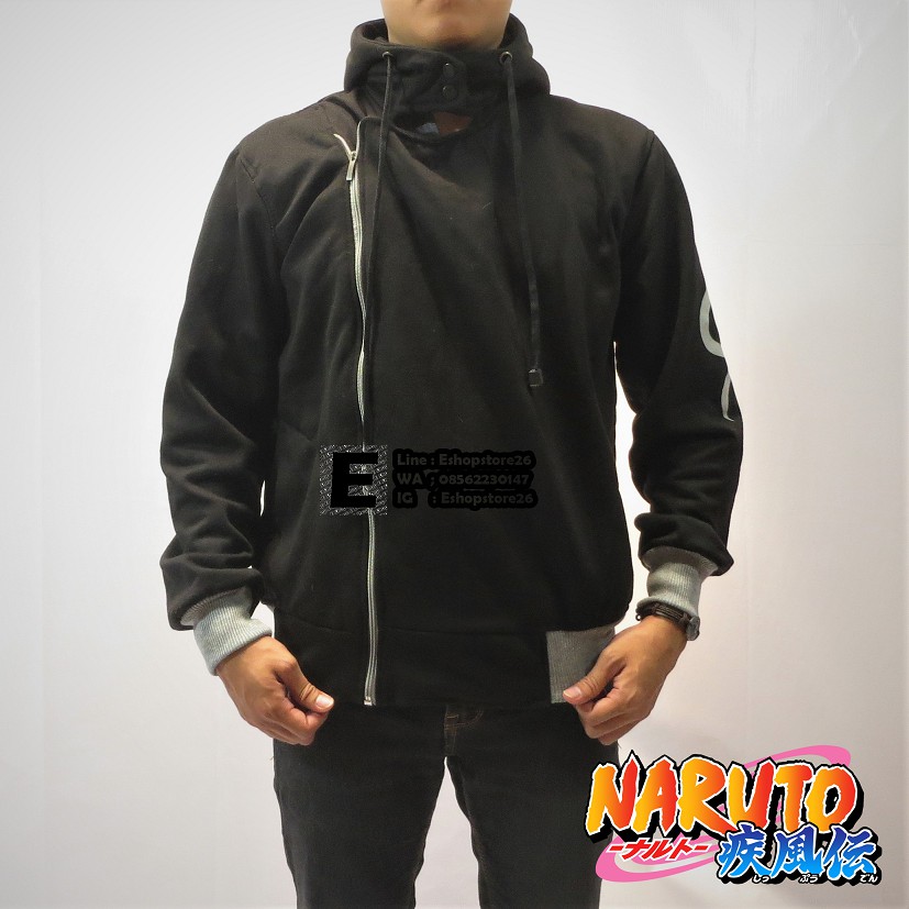 Jaket Naruto - Jaket Harakiri Anime Naruto Anbu Kakashi Pedang Hitam