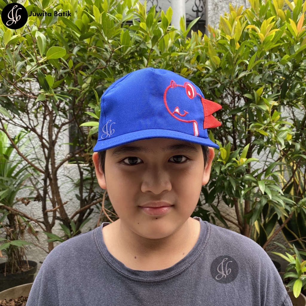 Topi Baseball Anak Motif T-REX DINO HAT DINO 2-10 Tahun