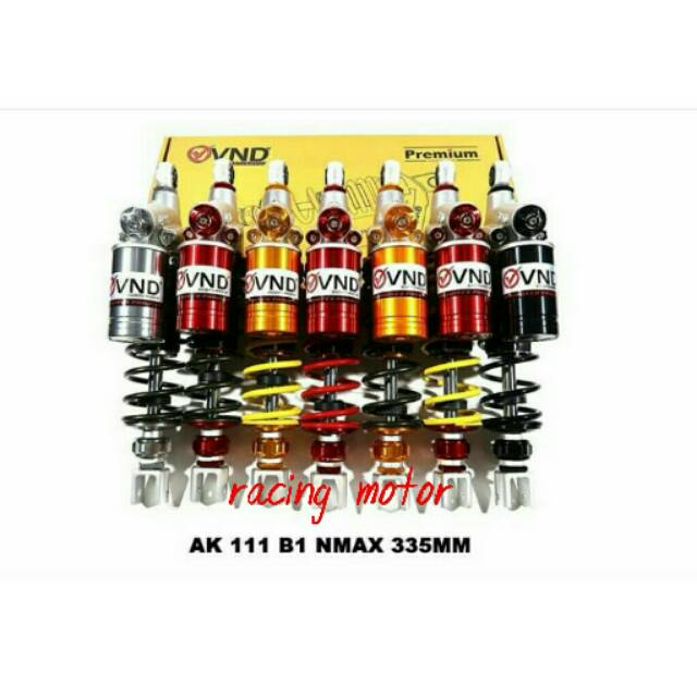SHOCKBREAKER BELAKANG YAMAHA NMAX 155 335 MM VND AK 111 B1 SHOCKREAKER VND AK 111 B1 YAMAHA NMAX 155