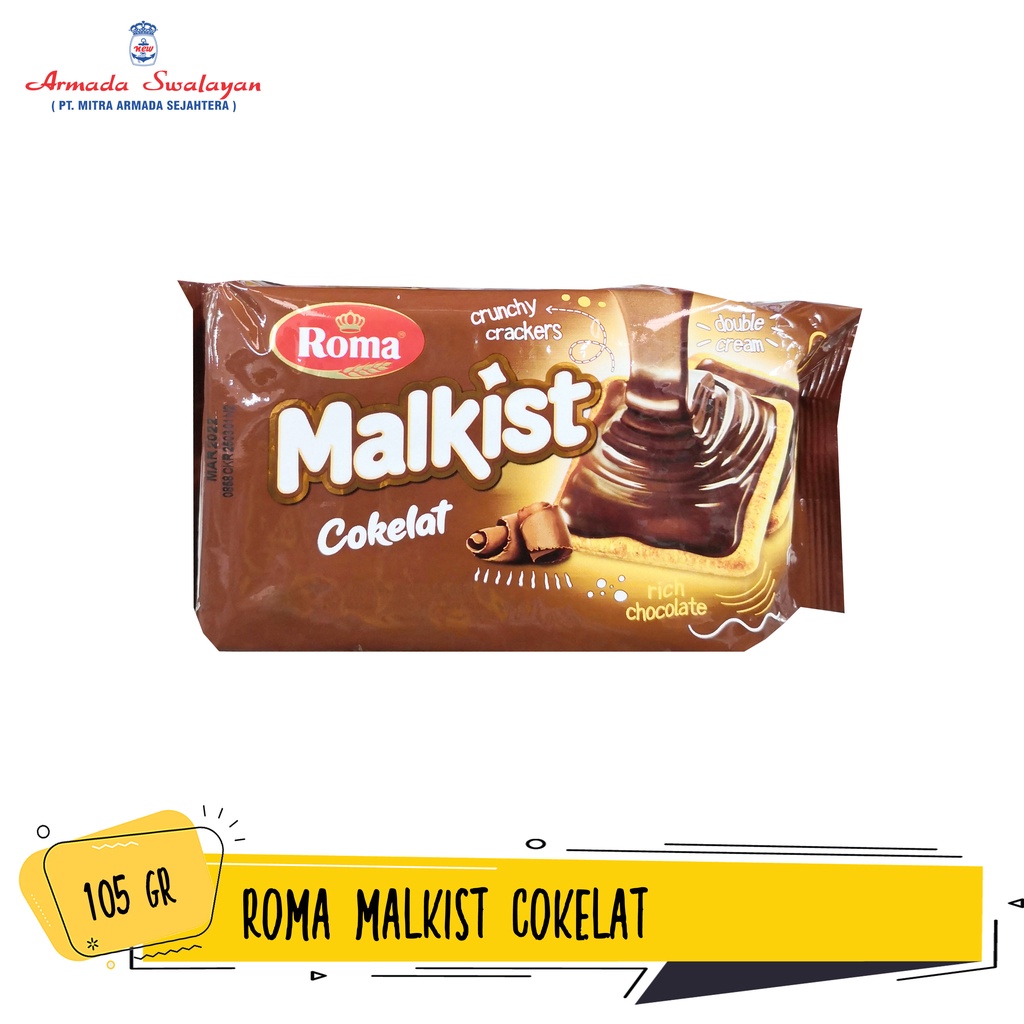 

Roma Malkist Cokelat 105g