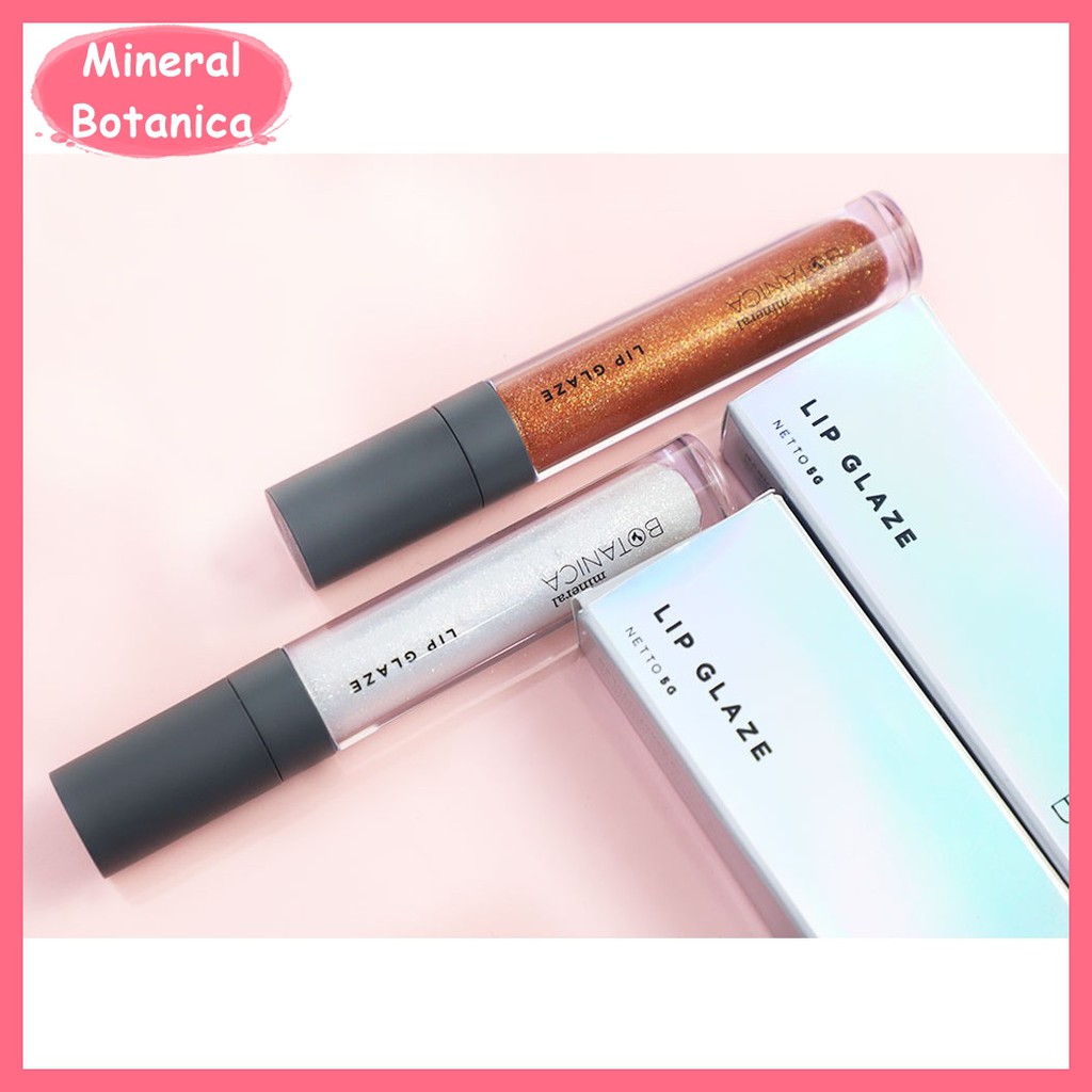 MINERAL BOTANICA Hydra Cheek Tint, Lip Glaze, Sugar Lip Serum, Lip Scrub, Lip Stick The Grail Vivid Matte