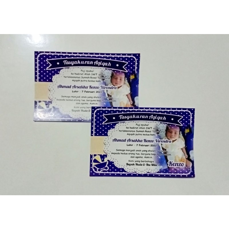 STIKER LABEL SYUKURAN KELAHIRAN AQIQAH