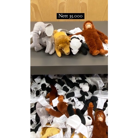 IKEA Boneka Hewan Hutan