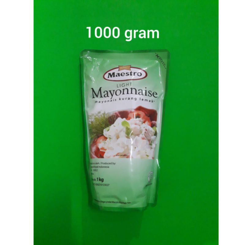 

Maestro Light Mayonnaise ( mayonais kurang lemak ) 1kg