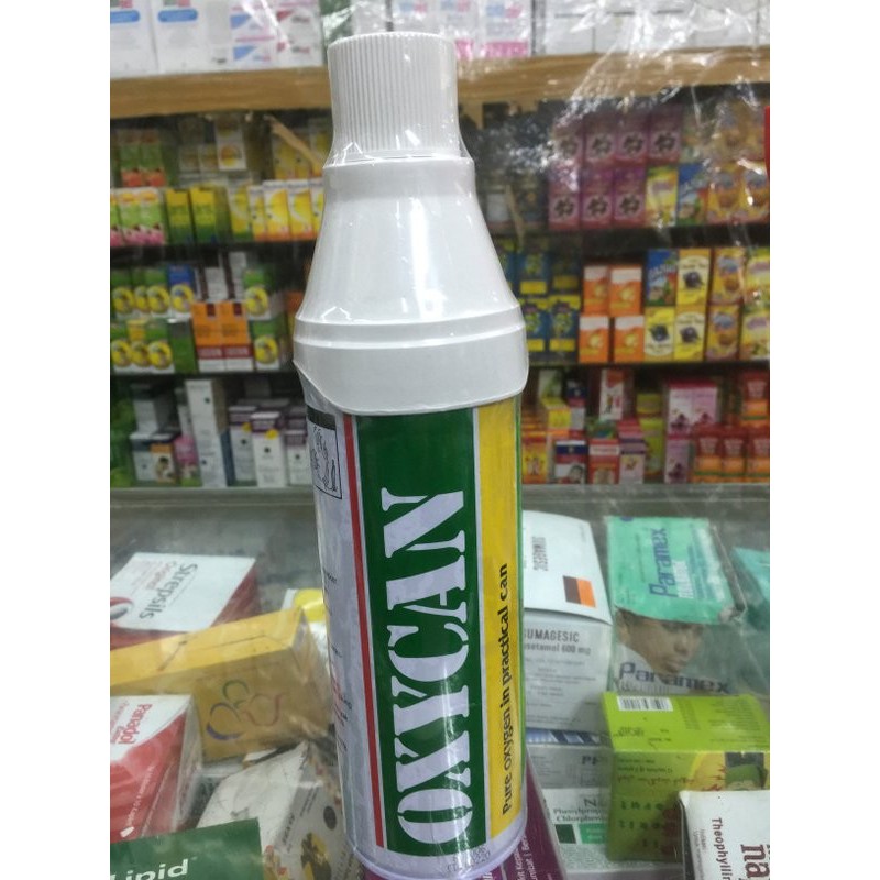 Oxy Green Oksigen 500cc Portable Oksigen Kaleng oksigen p3k mini oxyken